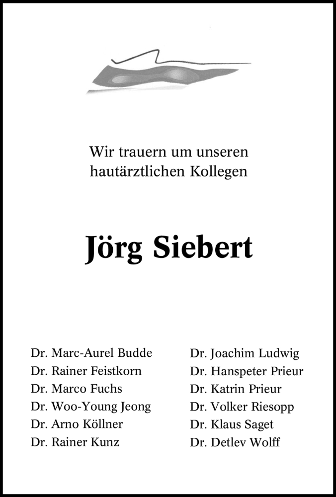 Traueranzeigen von Jörg Siebert Trauer in NRW de