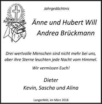 Traueranzeige von Jahresgedächtnis  von Wochen-Anzeiger Langenfeld/Monheim/Hilden