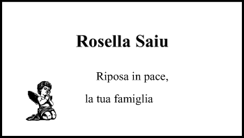 Traueranzeige von Rosella Saiu von WVW Anzeigenblätter