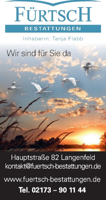 Traueranzeige von Bestattungen Fürtsch  von WVW Anzeigenblätter