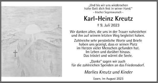 Traueranzeige von Karl-Heinz Kreutz von Tageszeitung