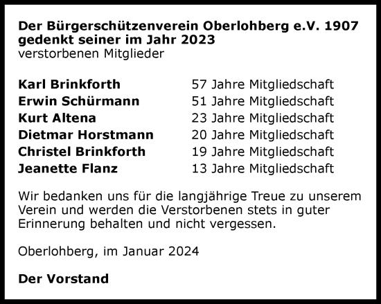 Traueranzeige von Gedenktafel vom 06.01.2024 von Tageszeitung
