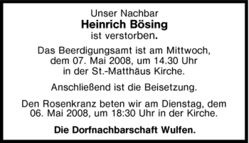 Traueranzeige von Maria Hülsmann von Tageszeitung