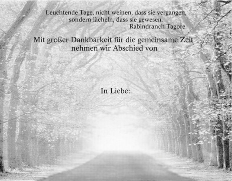 Traueranzeigen von Mit großer Dankbarkeit für die gemeinsame Zeit