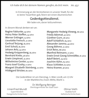 Traueranzeige von Hedwig Knippenberg von Tageszeitung