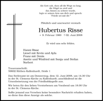 Traueranzeige von ertus Risse von Tageszeitung