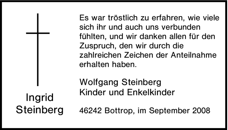  Traueranzeige für Chrissi Riesener vom 06.09.2008 aus Tageszeitung