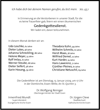 Traueranzeige von Werner Steube von Tageszeitung