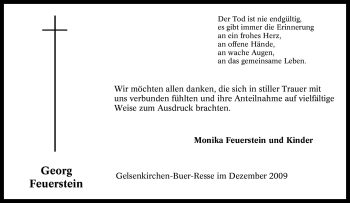 Traueranzeige von Georg Feuerstein von Tageszeitung