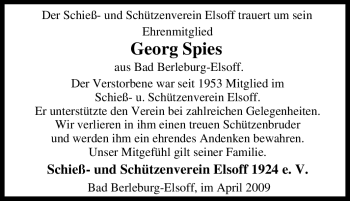 Traueranzeige von Georg Unbekannt von Tageszeitung