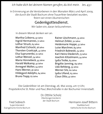 Traueranzeige von Ingrid Hermannes von Tageszeitung