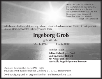 Traueranzeigen von Groß TrauerinNRW.de