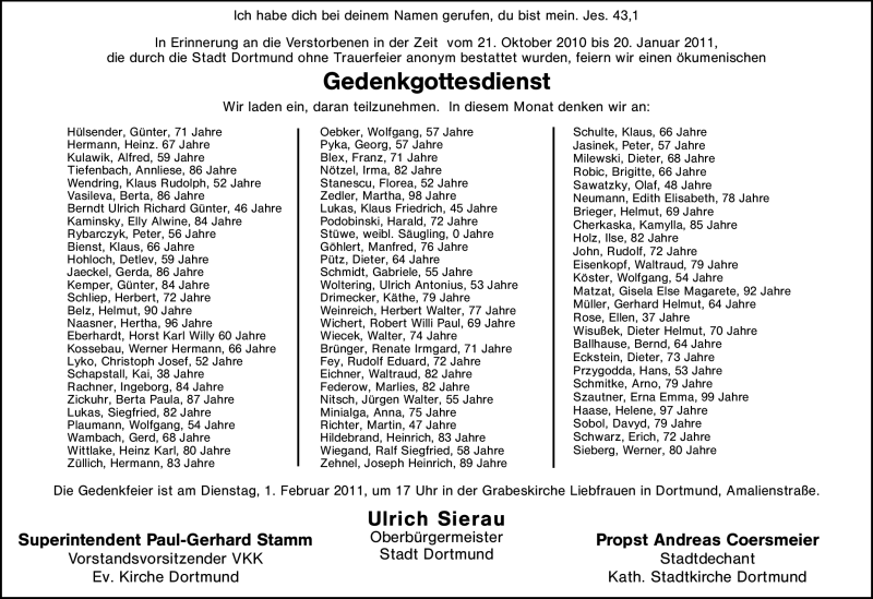  Traueranzeige für Renate Irmgard Brünger vom 29.01.2011 aus Tageszeitung