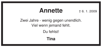 Traueranzeige von Annette Lagoudakis von Tageszeitung