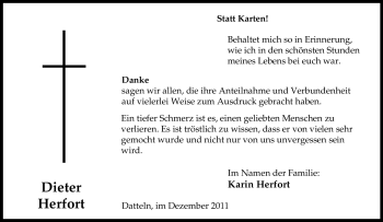 Traueranzeige von Dieter Unbekannt von Tageszeitung