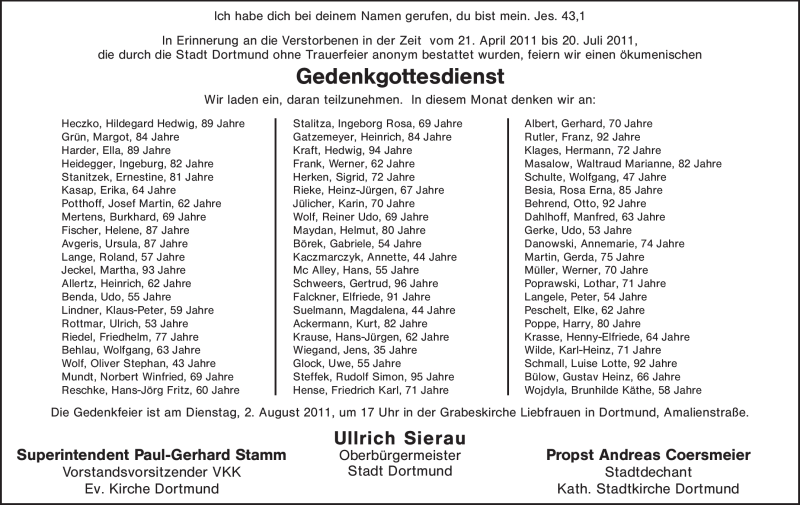  Traueranzeige für Rudolf Simon Steffek vom 30.07.2011 aus Tageszeitung