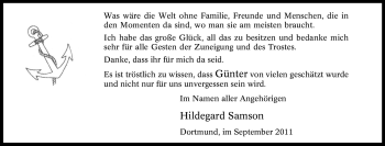 Traueranzeige von Günter Unbekannt von Tageszeitung