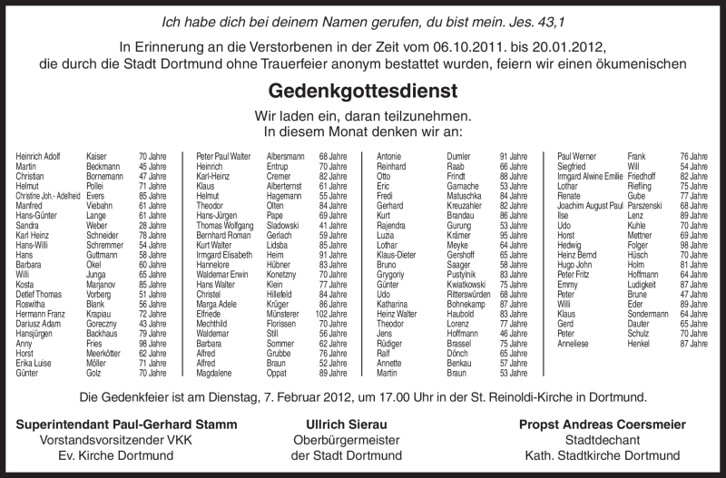  Traueranzeige für Martin Braun vom 04.02.2012 aus WESTDEUTSCHE ALLGEMEINE ZEITUNG