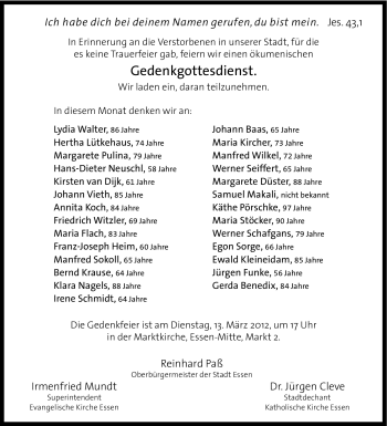 Traueranzeige von Manfred Sokoll von Tageszeitung