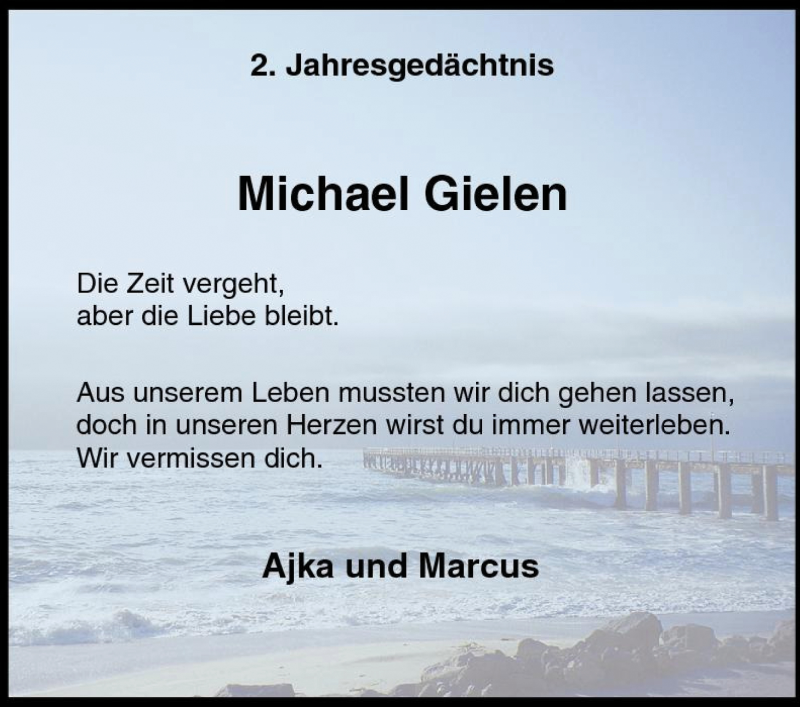 Traueranzeige für Michael Gielen vom 30.12.2013 aus Tageszeitung