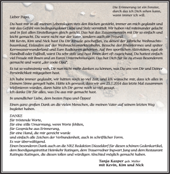 Traueranzeige von Helmut Müller von Tageszeitung