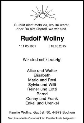 Traueranzeige von Patrick Pleschke von Tageszeitung