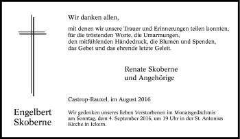 Traueranzeige von Engelbert Skoberne von Tageszeitung