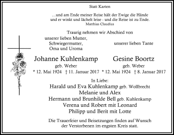 Traueranzeige von In Gedenken  von Tageszeitung